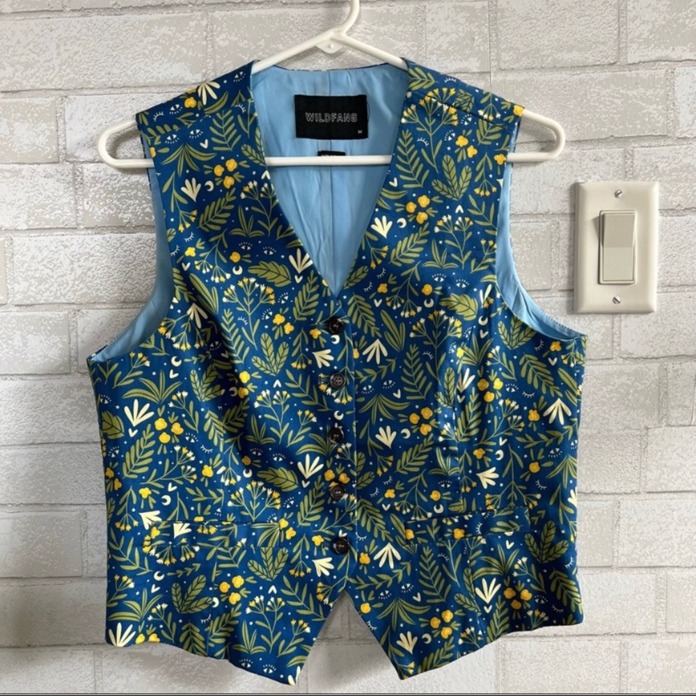 ISO: Wildfang Empower Botanical print vest